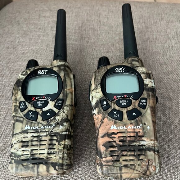 Midland GXT 1000 Series Walkie Talkie   2 Pack, NEW - Picture 1 of 10
